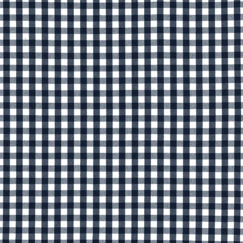 Kasmir Junction Plaid Navy Fabric