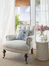 Scalamandre Combe Martin Azure Fabric
