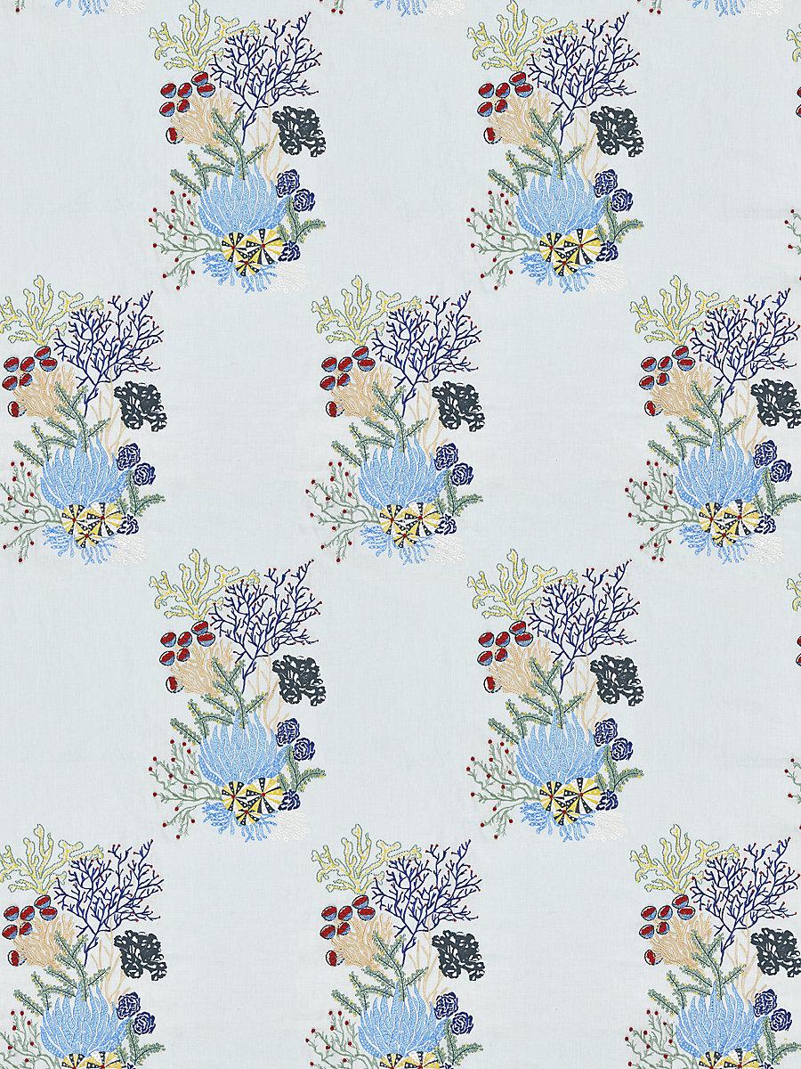 Scalamandre Combe Martin Azure Fabric