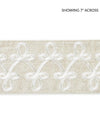 Scalamandre Empress Embroidered Tape Linen Trim