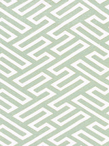 Scalamandre Canton Fret Applique Eucalyptus Fabric