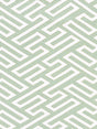 Scalamandre Canton Fret Applique Eucalyptus Fabric