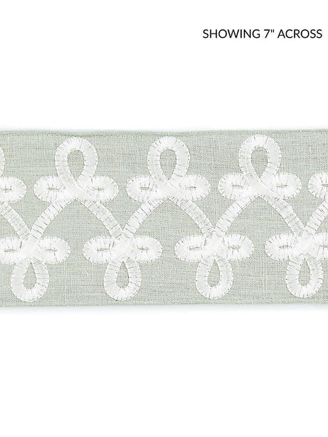 Scalamandre Empress Embroidered Tape Mineral Trim