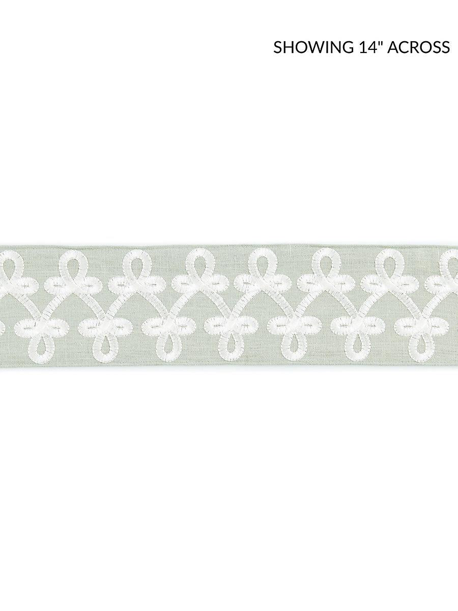 Scalamandre Empress Embroidered Tape Mineral Trim