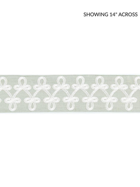 Scalamandre Empress Embroidered Tape Mineral Trim