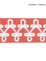 Scalamandre Empress Embroidered Tape Coral Trim