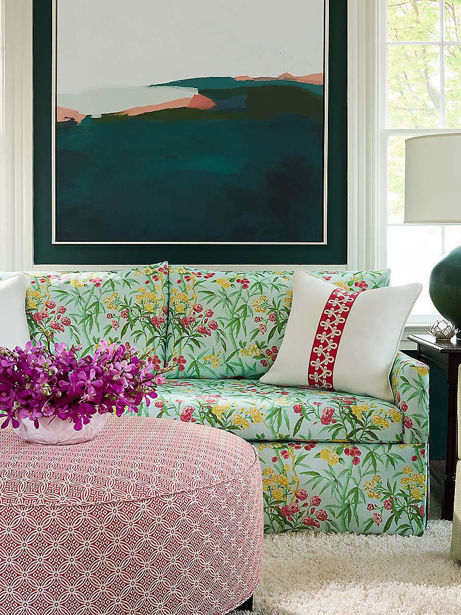 Scalamandre Empress Embroidered Tape Coral Trim