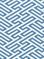Scalamandre Canton Fret Applique Porcelain Fabric