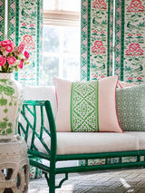 Scalamandre Ornamental Embroidered Tape Jade Trim