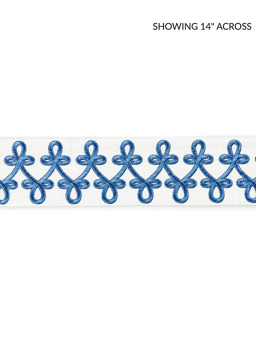 Scalamandre Empress Embroidered Tape Porcelain Trim