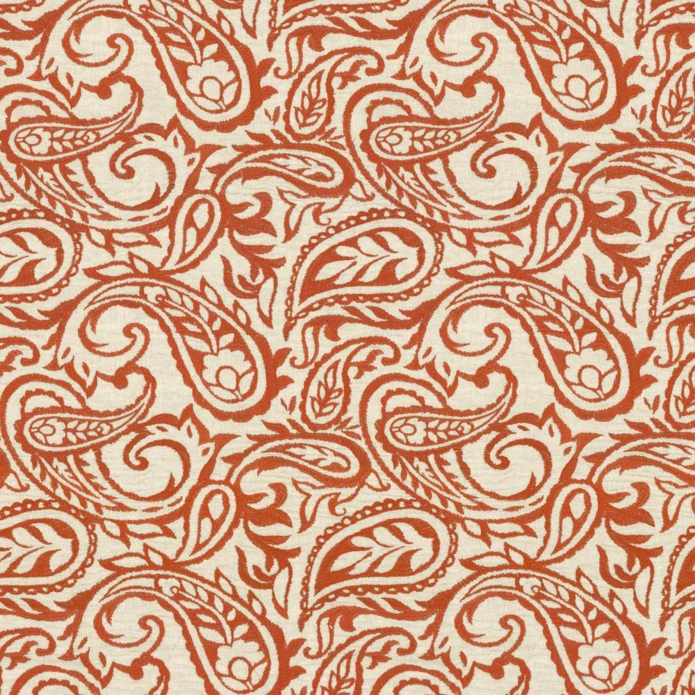 Kasmir Kahala Paisley Paprika Fabric