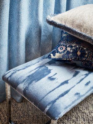 Old World Weavers Polar Bear Blue Frost Upholstery Fabric