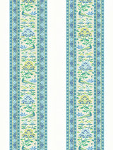Scalamandre Royal Peony Linen Print Coastal Fabric