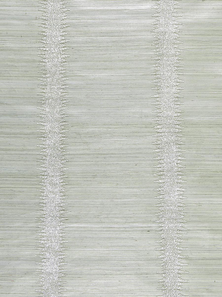 Scalamandre Veronica Beaded Grasscloth Glacier Wallpaper