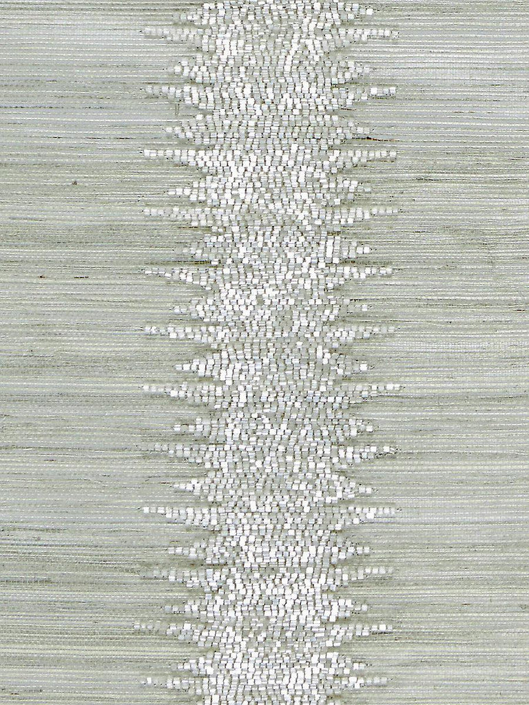 Scalamandre VERONICA BEADED GRASSCLOTH GLACIER Wallpaper