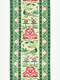 Scalamandre Royal Peony Linen Print Spring Green Fabric