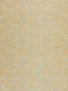 Scalamandre Monroe Embroidered Grasscloth Papyrus Wallpaper