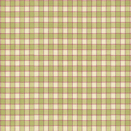 Brunschwig & Fils LA SEYNE CHECK APPLE Upholstery Fabric