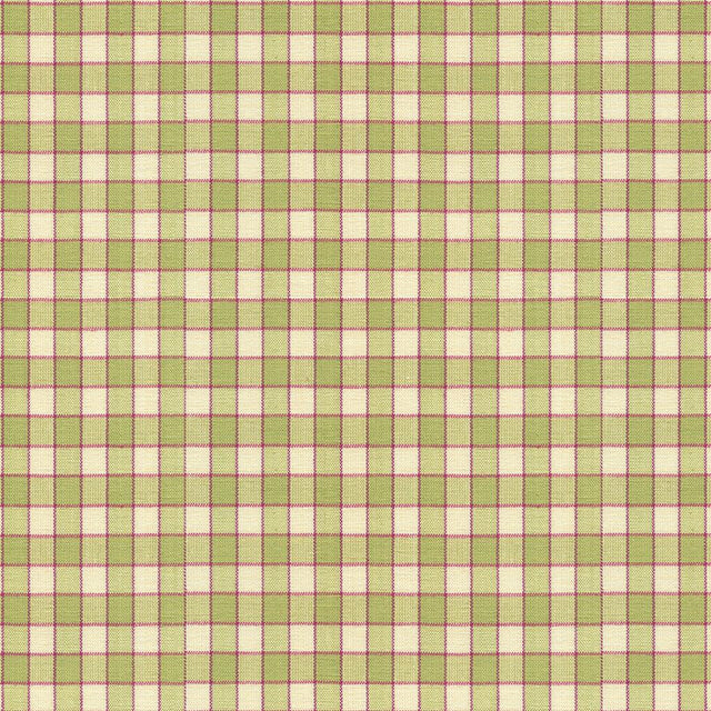 Brunschwig & Fils LA SEYNE CHECK APPLE Upholstery Fabric