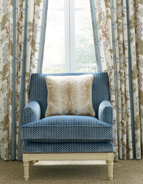 Brunschwig & Fils SAVANNE VELVET BLUE Upholstery Fabric