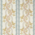 Brunschwig & Fils JOSSELIN COTTON AND LINEN PRINT SLATE/GREY Fabric