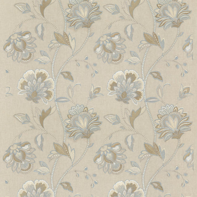 G P & J Baker ORMESBY SOFT BLUE Fabric