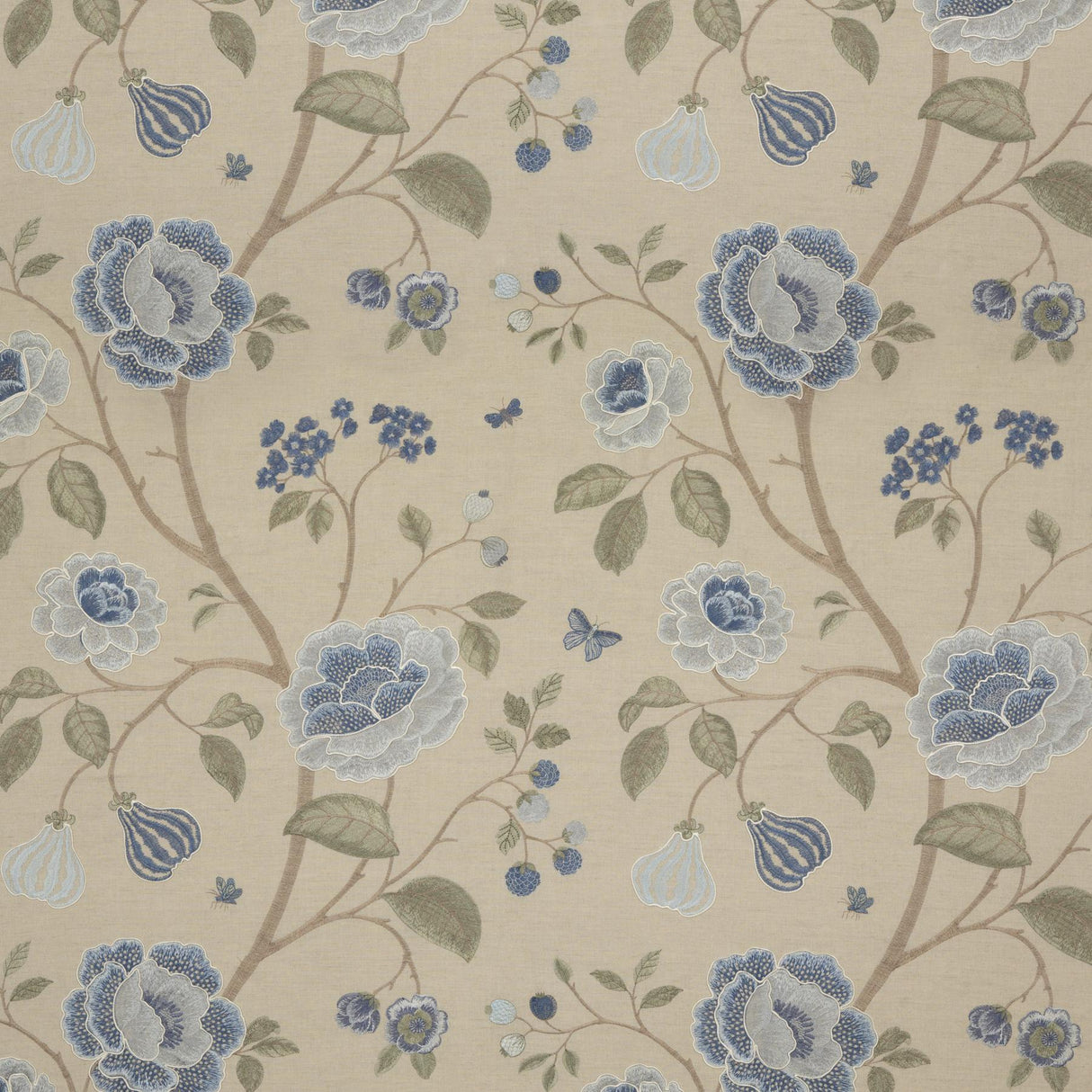 G P & J Baker LILLINGTON SOFT BLUE Fabric