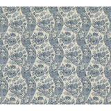 G P & J Baker CALDBECK INDIGO/IVORY Fabric