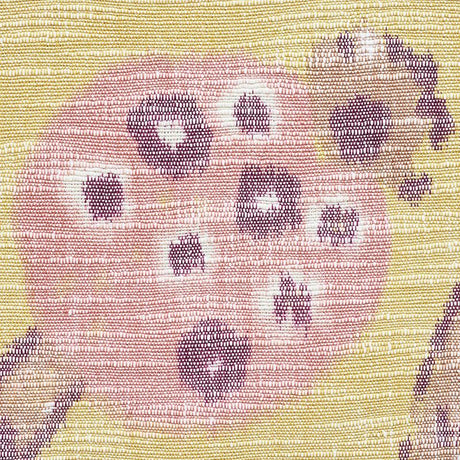 Schumacher Annabel Warp Print Gold Fabric