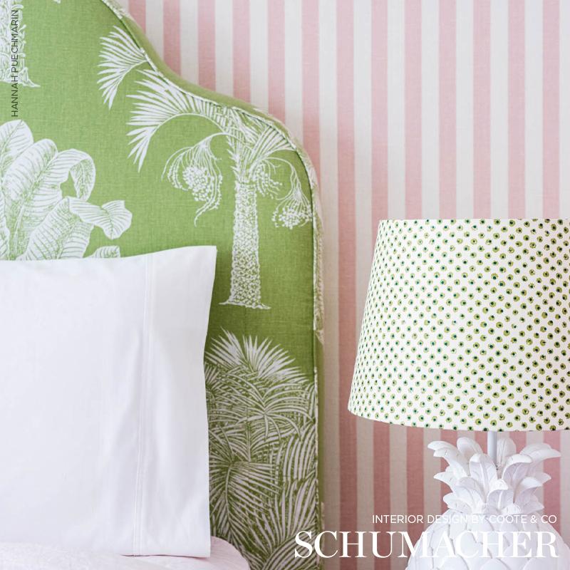 Schumacher Grand Palms Leaf Fabric