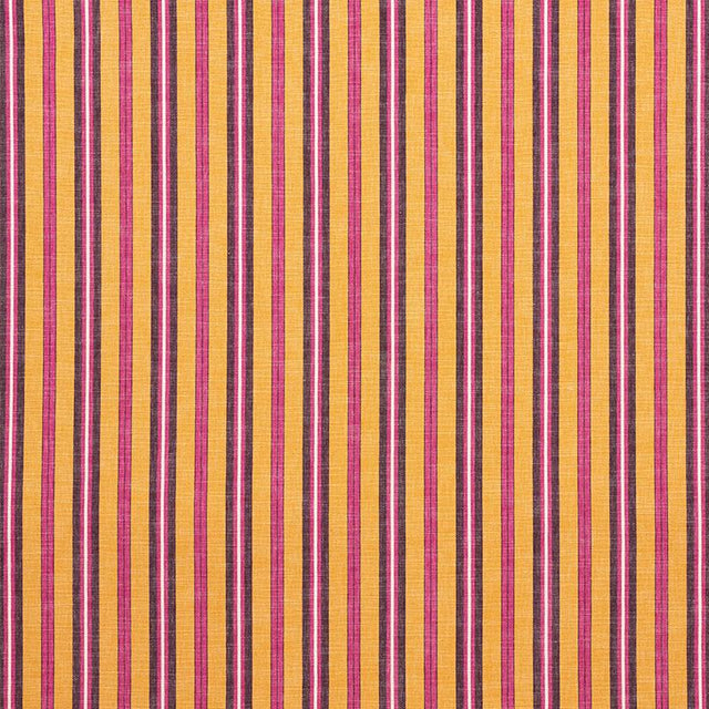 Schumacher Lewis Stripe Gold Fabric