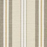 Schumacher Lewis Stripe Stone Fabric