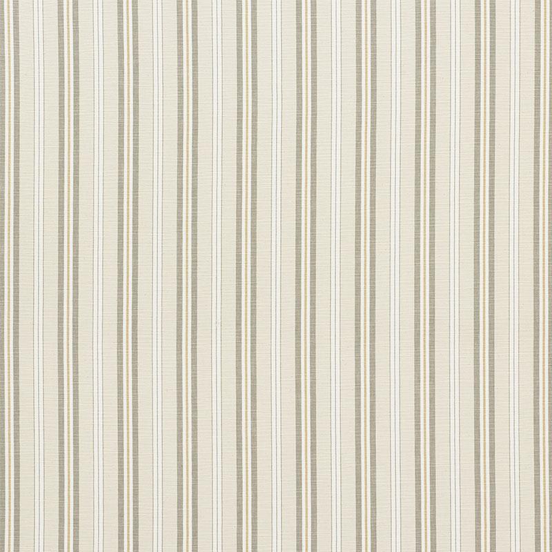 Schumacher Lewis Stripe Stone Fabric