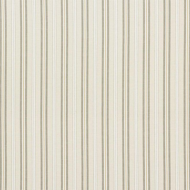 Schumacher Lewis Stripe Stone Fabric