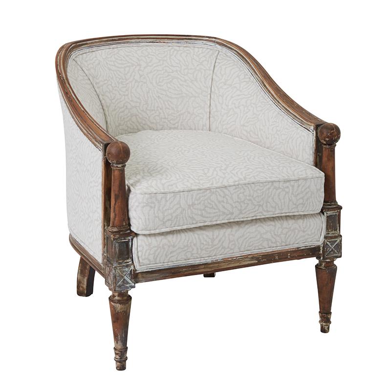 Schumacher Cora Double Face Casement Sky Fabric