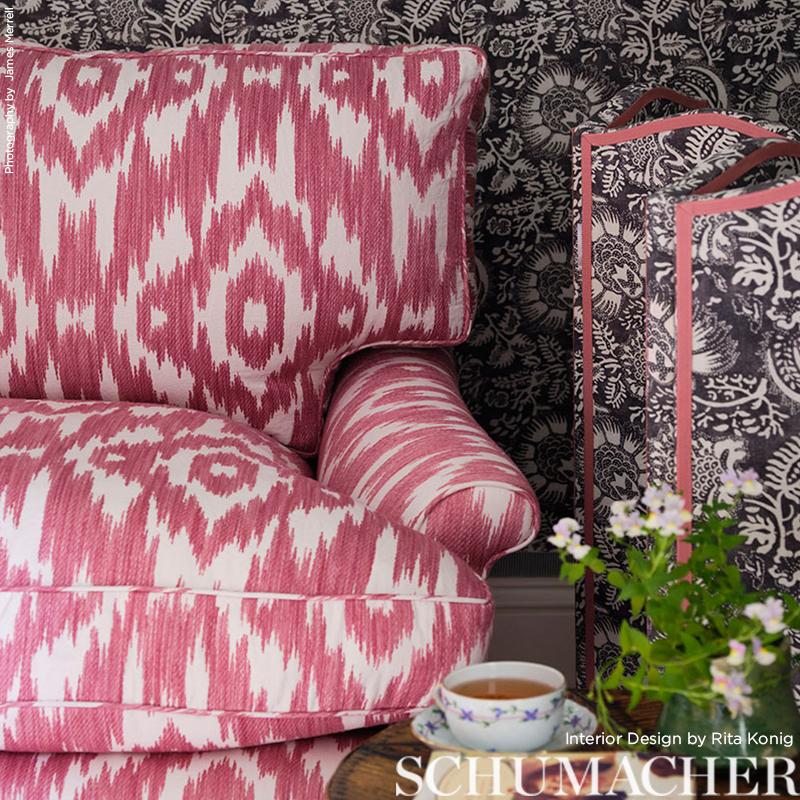 Schumacher Dorset Azalea Fabric