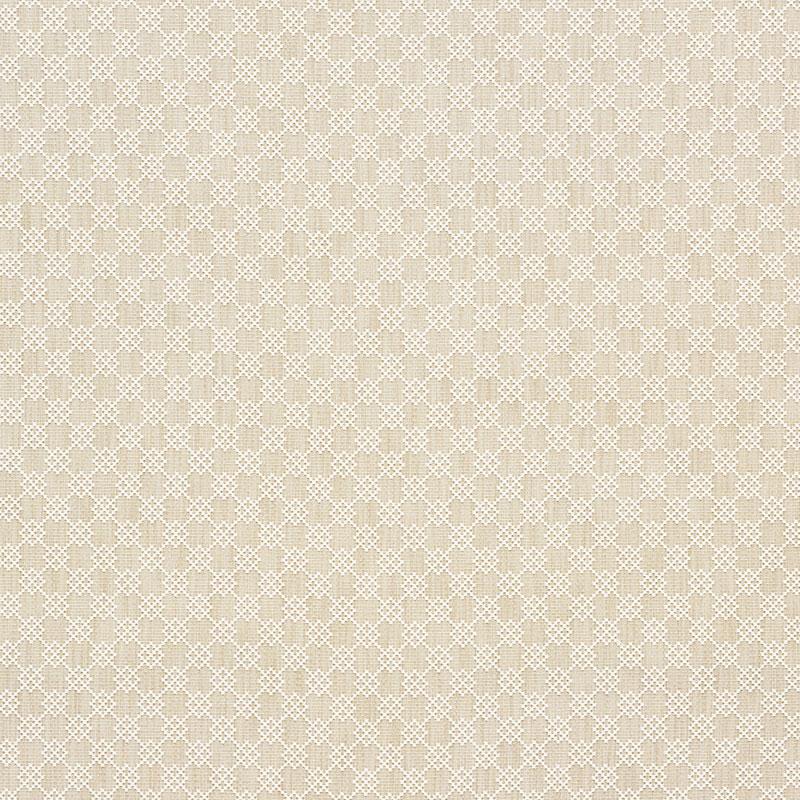 Schumacher Albert Fret Natural Fabric
