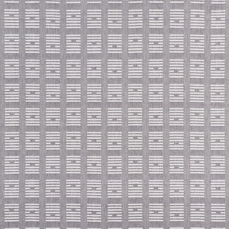 Schumacher Tiasquam Weave Grey Fabric