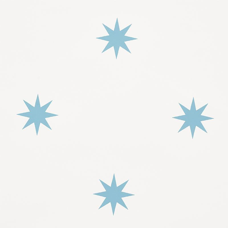 Schumacher Stargaze Blue Wallpaper