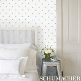 Schumacher Stargaze Blue Wallpaper