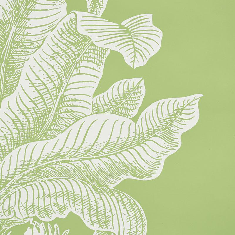 Schumacher Grand Palms Leaf Wallpaper