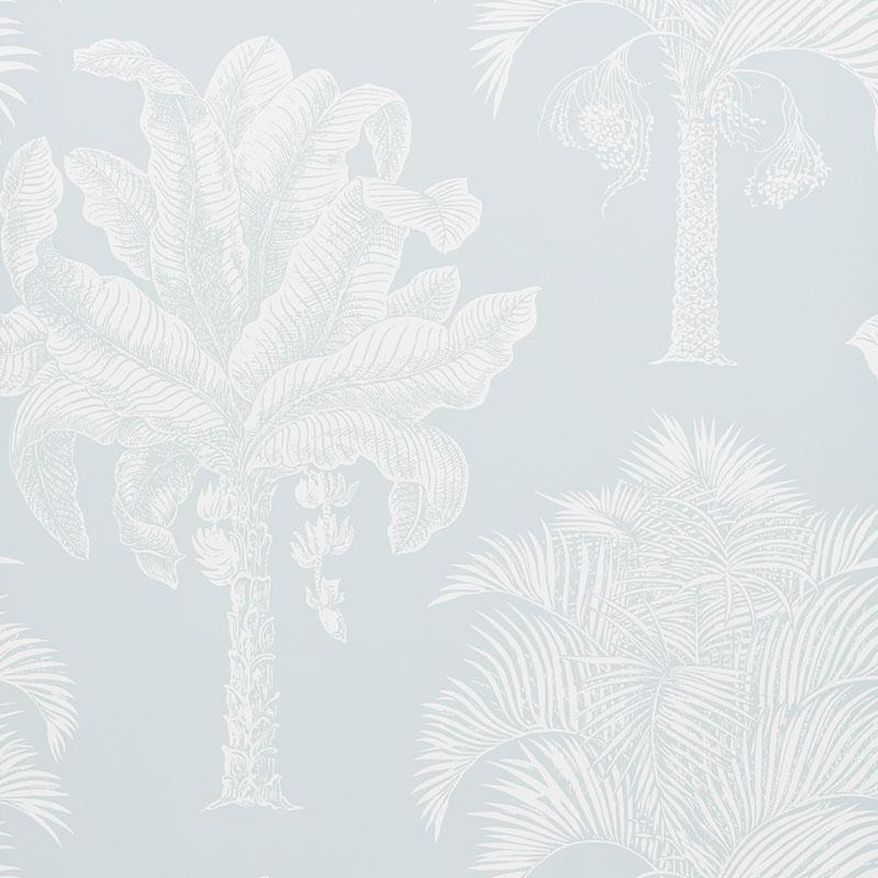 Schumacher Grand Palms Mineral Wallpaper