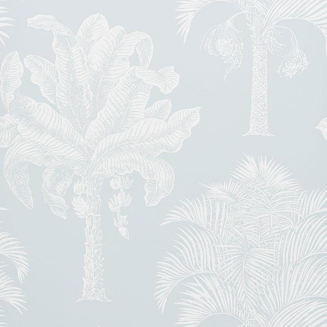 Schumacher Grand Palms Mineral Wallpaper