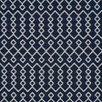 Schumacher Bricolette Navy Fabric