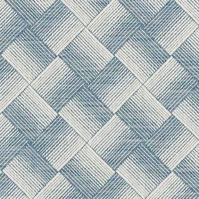 Schumacher Ashberg Blue Fabric