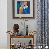 Schumacher Jubilee Blue Fabric