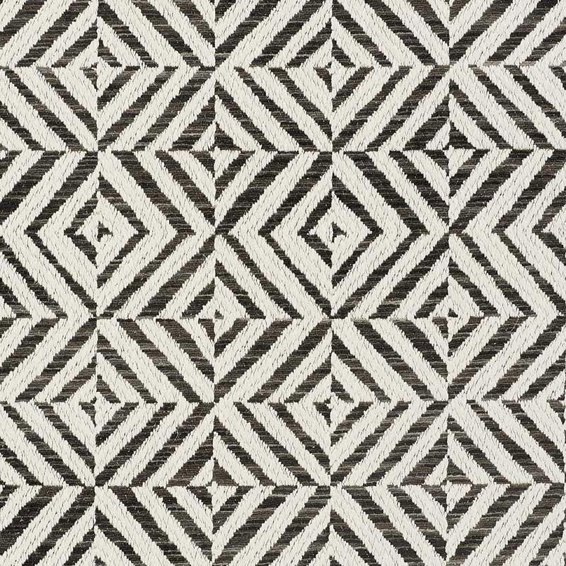 Schumacher Jubilee Charcoal Fabric
