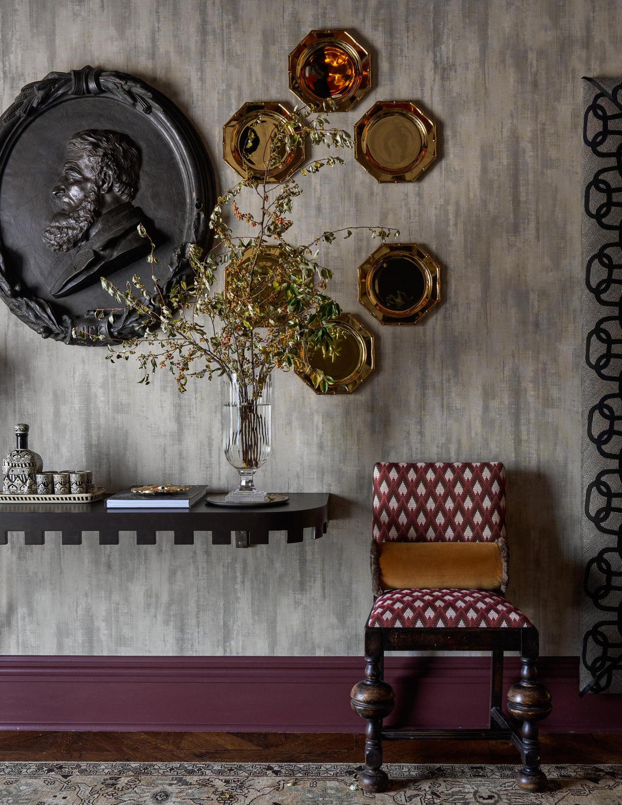 Threads FALLINGWATER PEBBLE Wallpaper