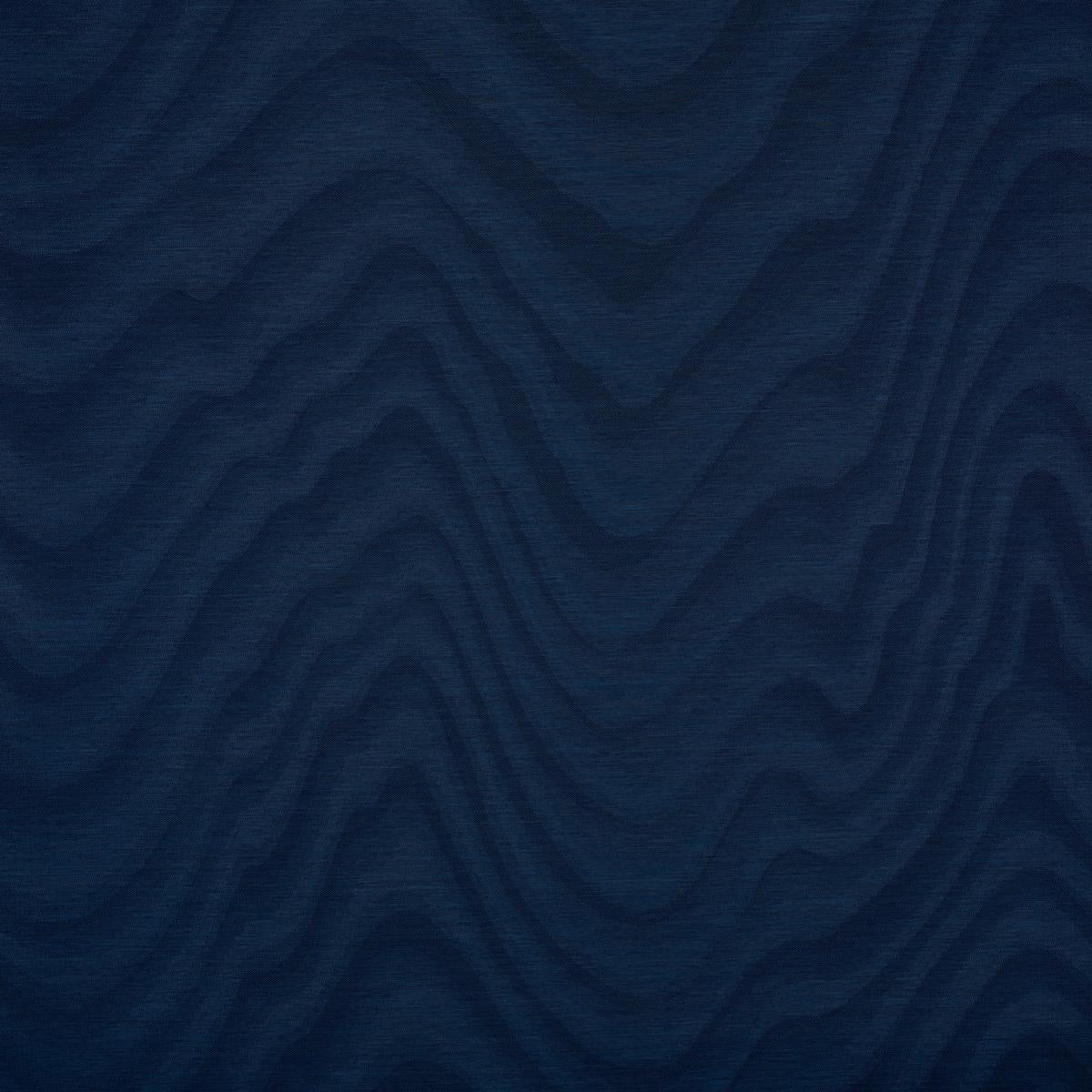 Schumacher Claridge Indigo Wallpaper