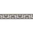 Schumacher Octavius Tape Black On Ivory Trim